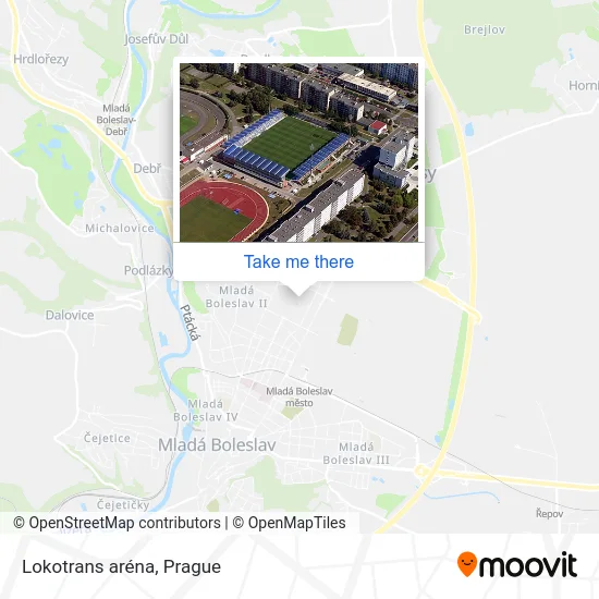 Карта Lokotrans aréna