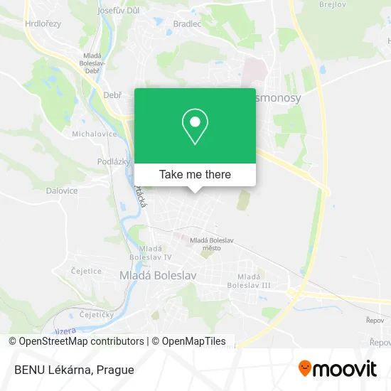 Карта BENU Lékárna