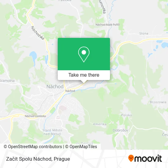 Карта Začít Spolu Náchod