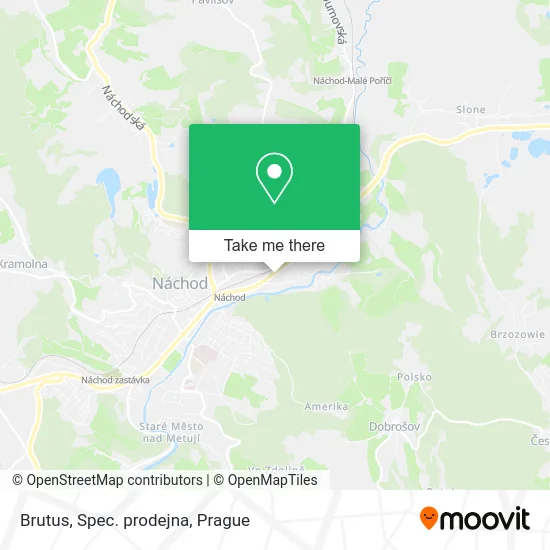 Карта Brutus, Spec. prodejna