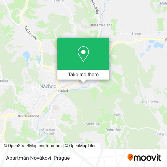 Карта Apartmán Novákovi