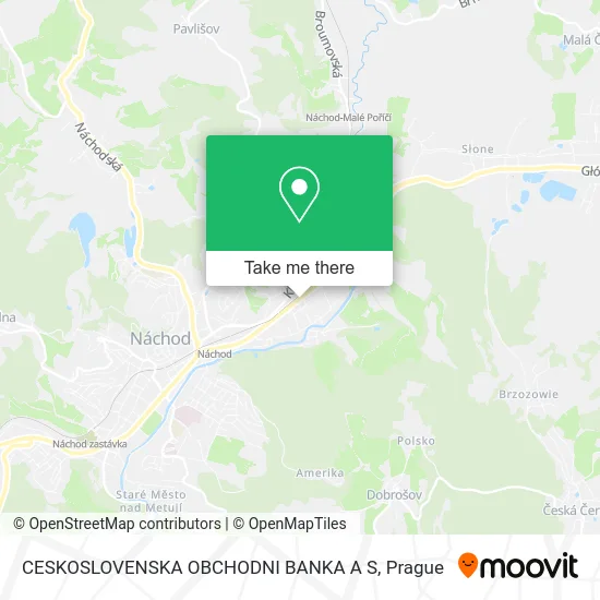 Карта CESKOSLOVENSKA OBCHODNI BANKA A S