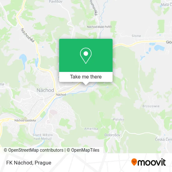 FK Náchod map