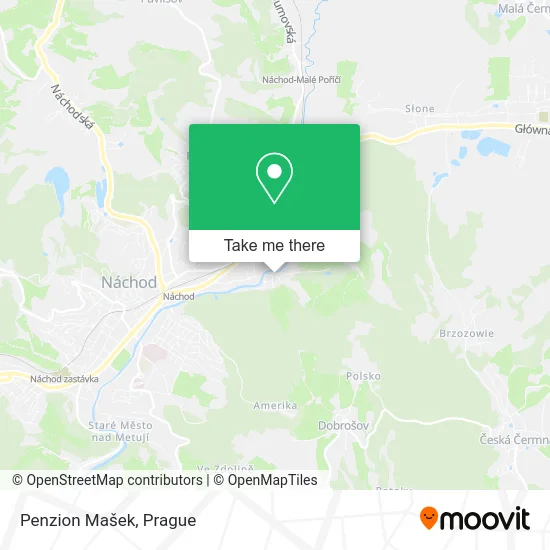 Карта Penzion Mašek
