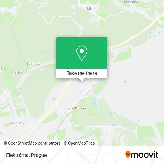 Карта Elektrárna