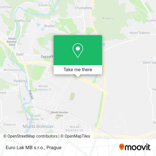 Карта Euro Lak MB s.r.o.