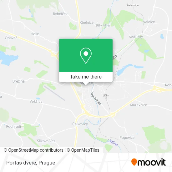 Карта Portas dveře