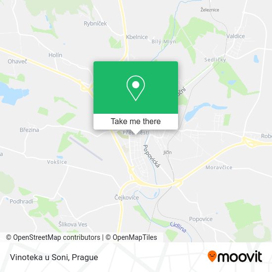 Карта Vinoteka u Soni