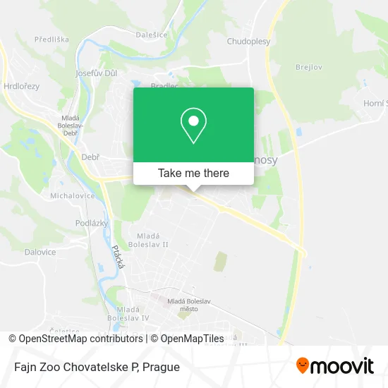 Fajn Zoo Chovatelske P map