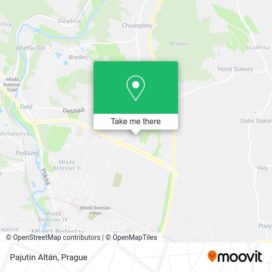 Карта Pajutin Altán