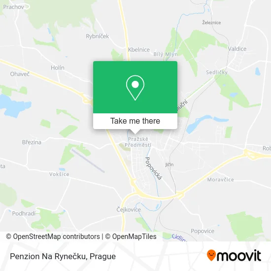 Карта Penzion Na Rynečku