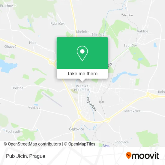 Карта Pub Jicin