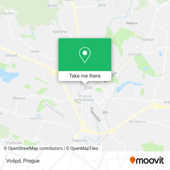 Vošpš map