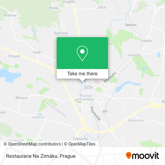 Карта Restaurace Na Zimáku