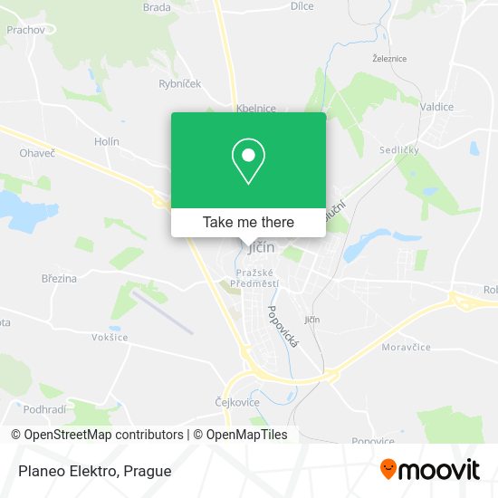 Карта Planeo Elektro