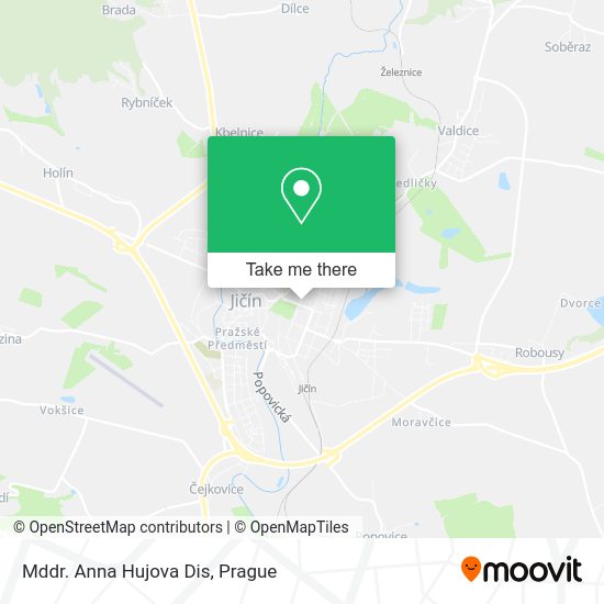 Mddr. Anna Hujova Dis map