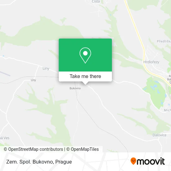 Карта Zem. Spol. Bukovno