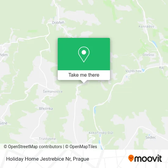 Карта Holiday Home Jestrebice Nr