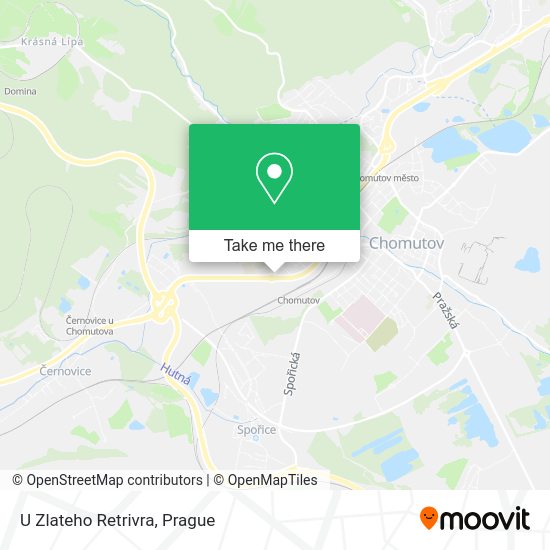 Карта U Zlateho Retrivra