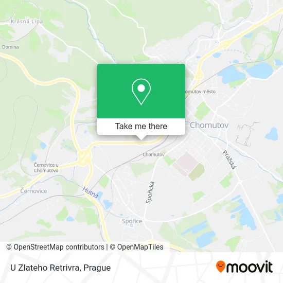 Карта U Zlateho Retrivra