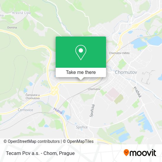 Карта Tecam Pcv a.s. - Chom