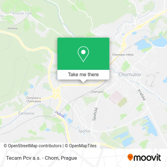 Карта Tecam Pcv a.s. - Chom