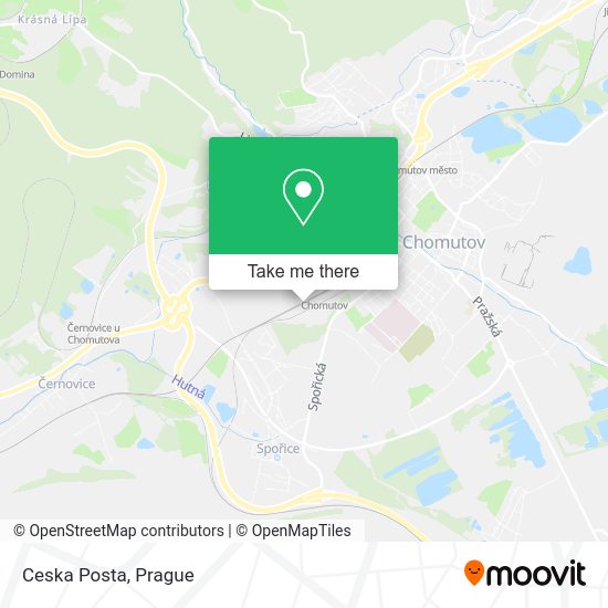 Карта Ceska Posta