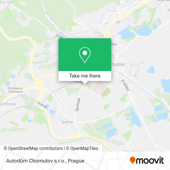 Карта Autodům Chomutov s.r.o.