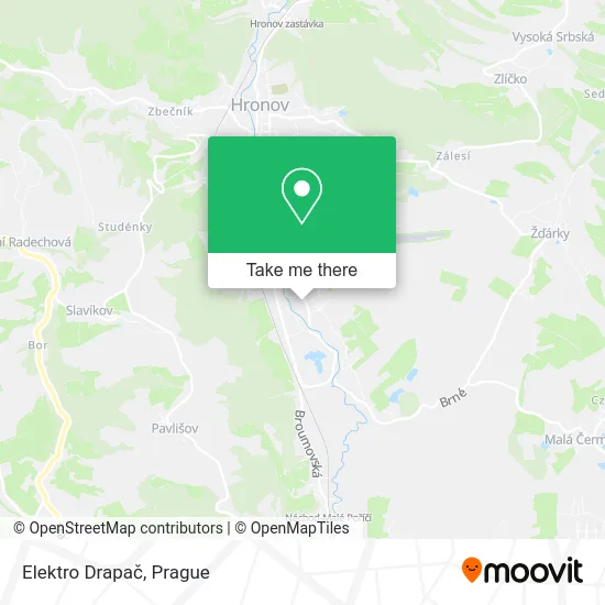 Карта Elektro Drapač