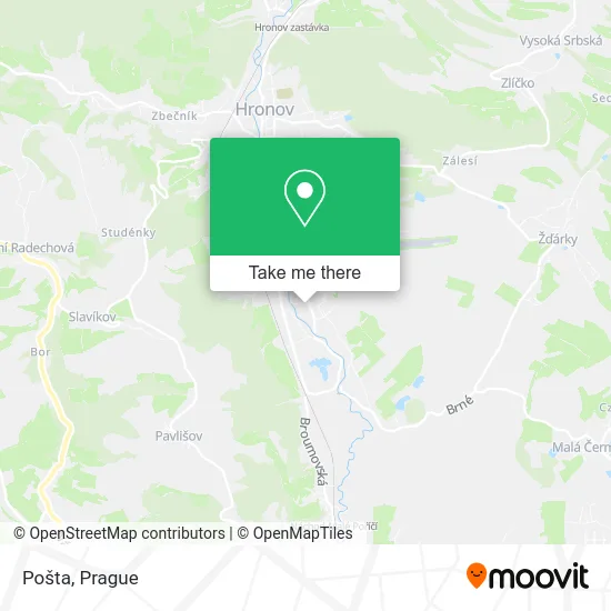 Карта Pošta