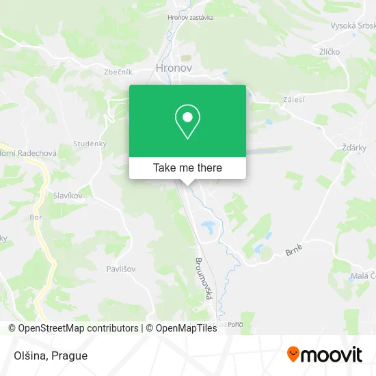 Карта Olšina