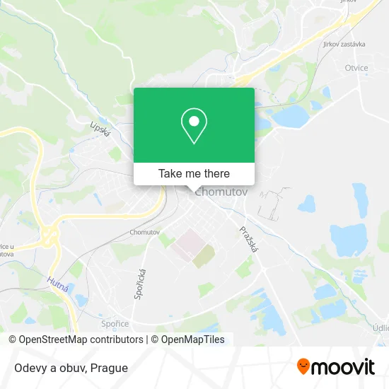 Карта Odevy a obuv