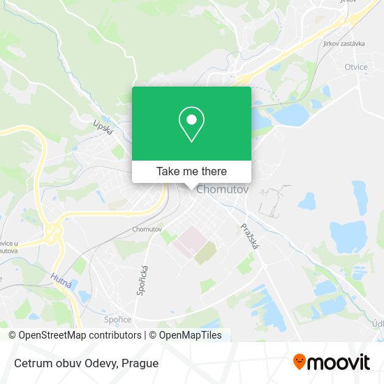 Карта Cetrum obuv Odevy