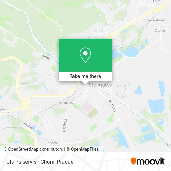 Карта Gls Ps servis - Chom
