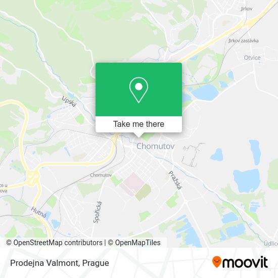 Карта Prodejna Valmont