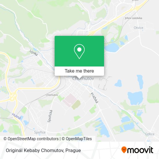 Карта Originál Kebaby Chomutov