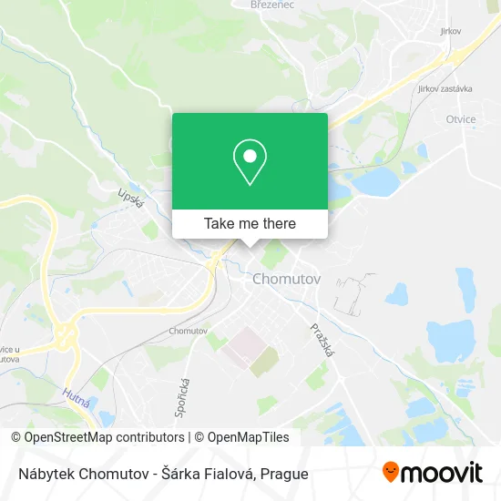 Карта Nábytek Chomutov - Šárka Fialová