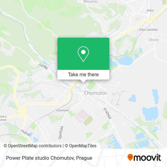 Карта Power Plate studio Chomutov