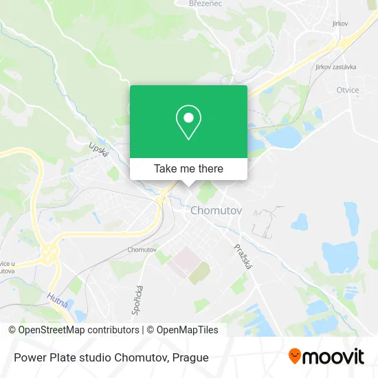 Карта Power Plate studio Chomutov