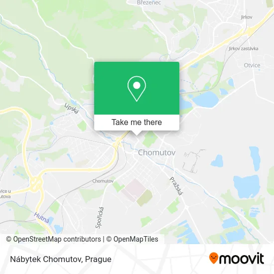 Карта Nábytek Chomutov