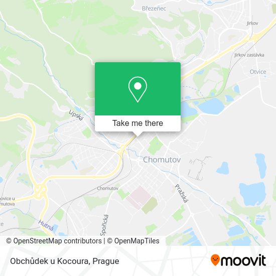 Карта Obchůdek u Kocoura