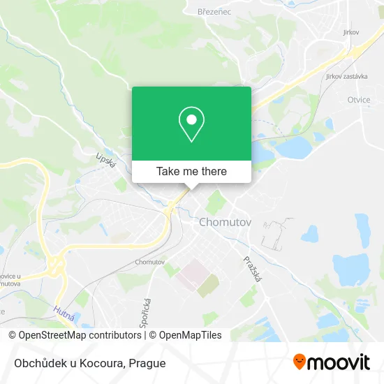Карта Obchůdek u Kocoura