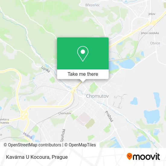 Карта Kavárna U Kocoura