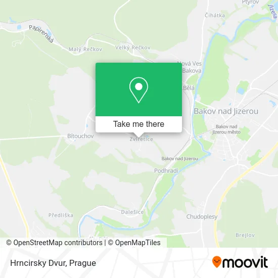 Карта Hrncirsky Dvur