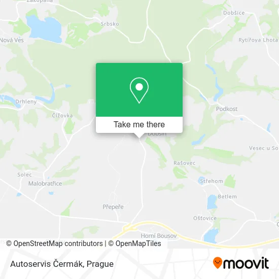 Карта Autoservis Čermák