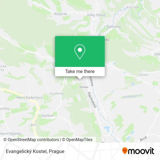 Evangelický Kostel map