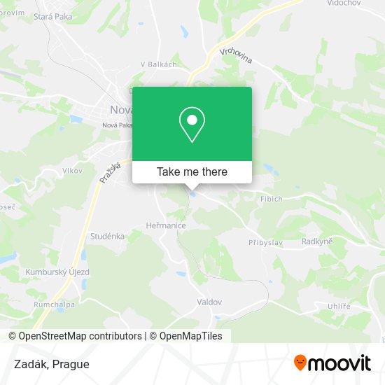 Карта Zadák