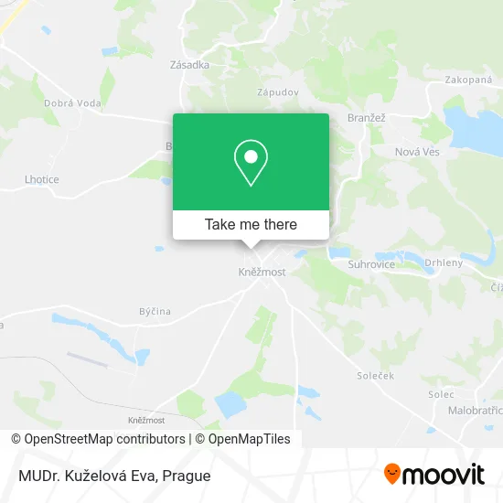 MUDr. Kuželová Eva map