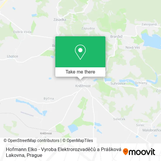 Карта Hofmann Elko - Vyroba Elektrorozvaděčů a Prášková Lakovna