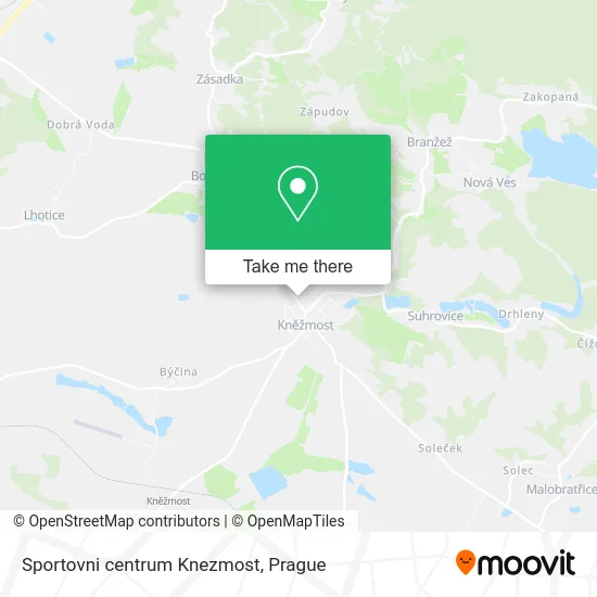 Карта Sportovni centrum Knezmost